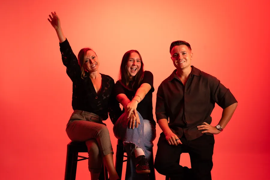 Angélique, Lauren et Patrick, l’équipe de We Love Montpellier